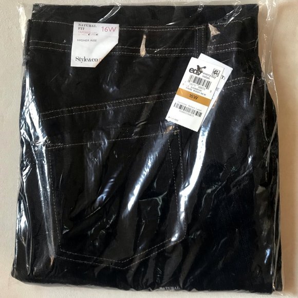 NEW Style & Co Plus Natural Fit Higher Rise Jeans - Picture 3 of 14
